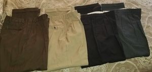 Nautica, Chaps, Slates pleated slacks